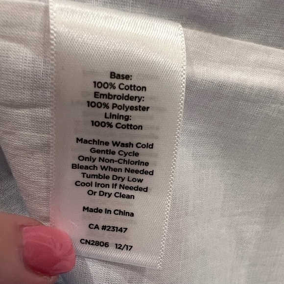 Talbots White and Blue Striped Watermelon Dress, NWT, 12 - Picture 5 of 5